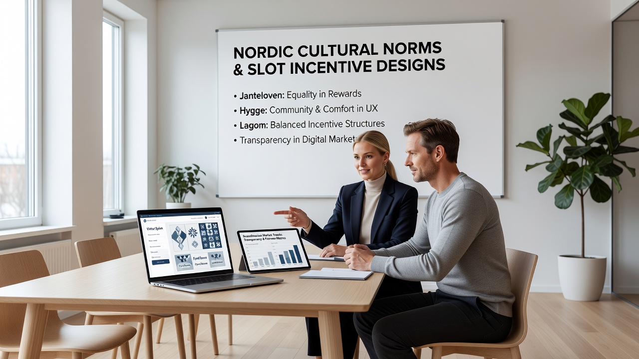 Digital interface showing balanced slot incentive elements